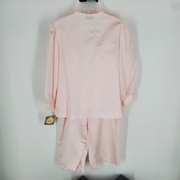 Christian Dior Vintage 100% Polyester Youth Pajama Set Size 6 Pink NWT - Picture 6 of 9